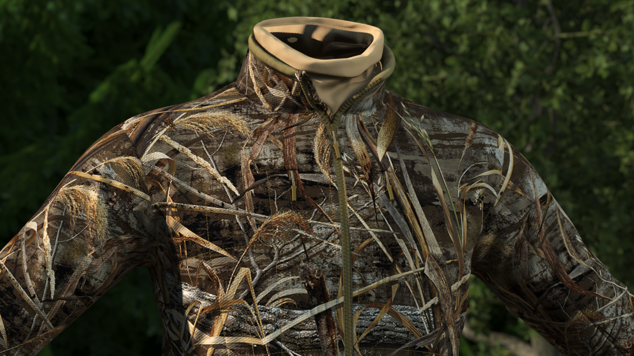 Suit for Duck Hunting Grass Camo 3D