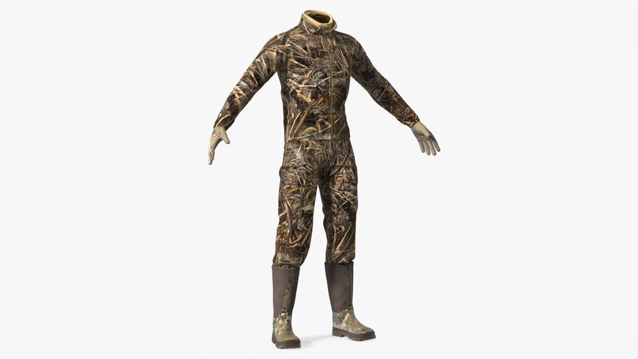 Suit for Duck Hunting Grass Camo 3D