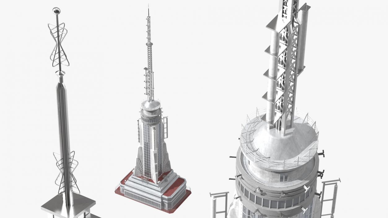 Empire State Building Spire 3D