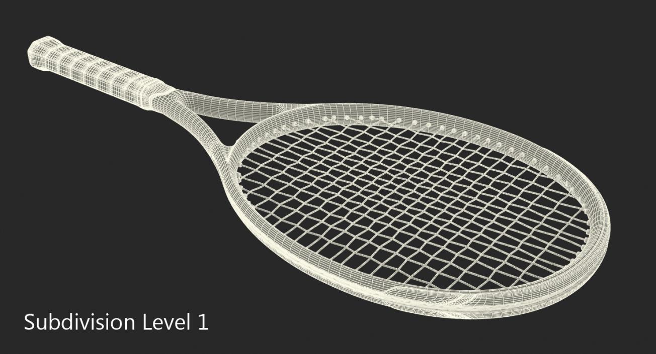 Tennis Racquet 3D model