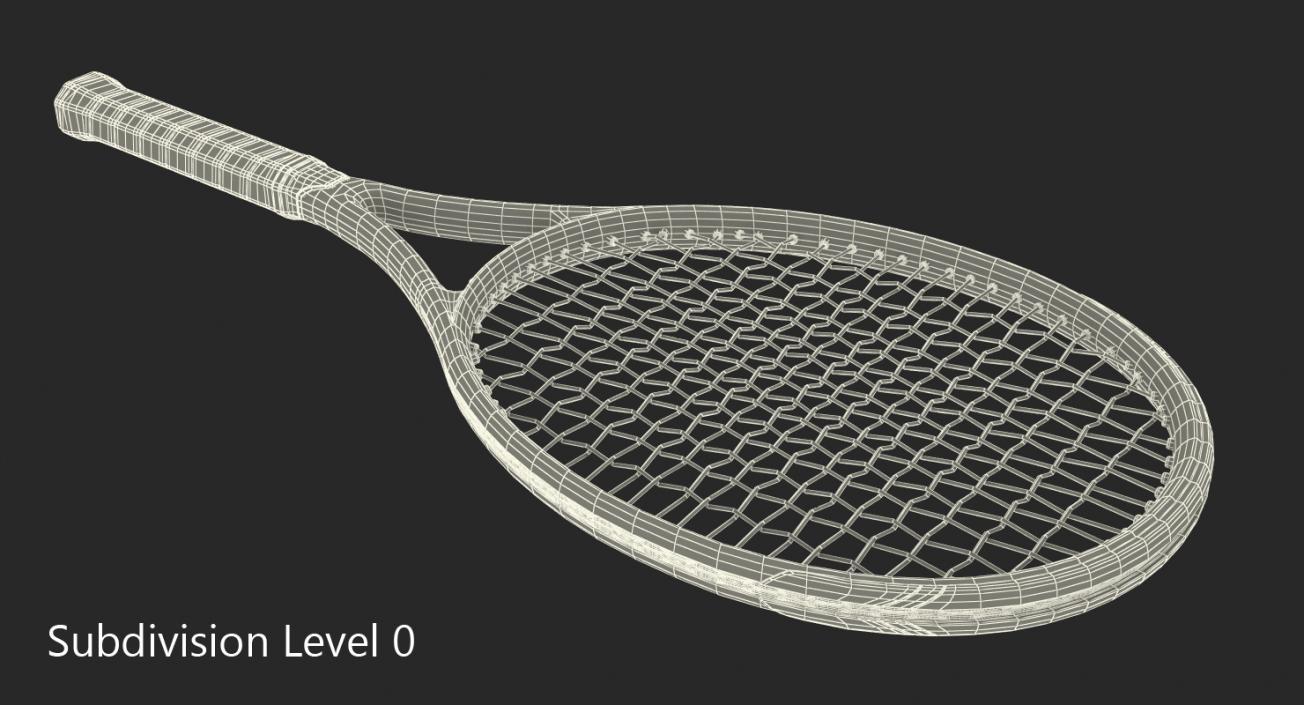 Tennis Racquet 3D model