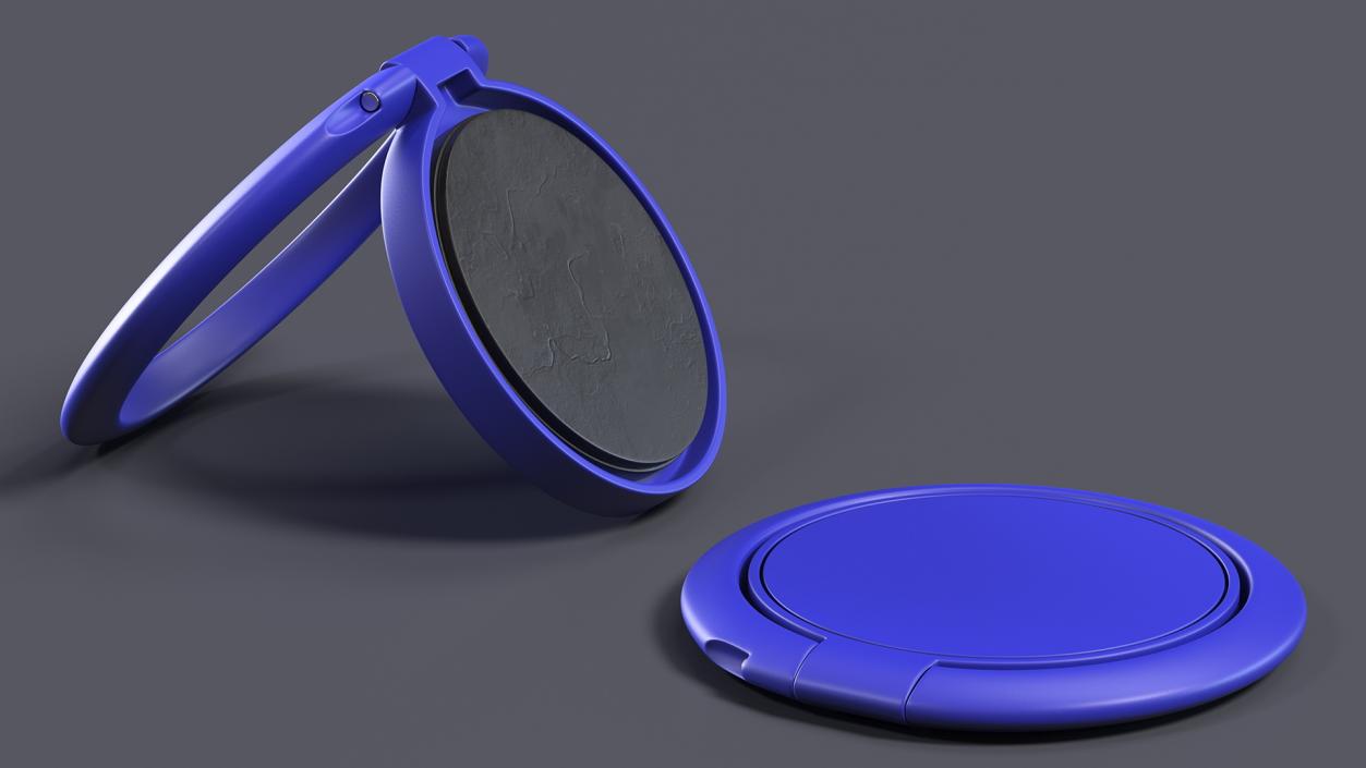 Mobile Phone Ring Holder Blue 3D model