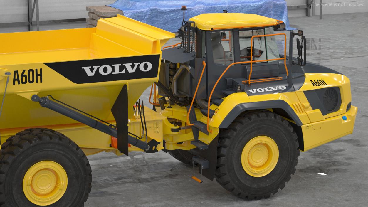 3D Volvo A60H Truck