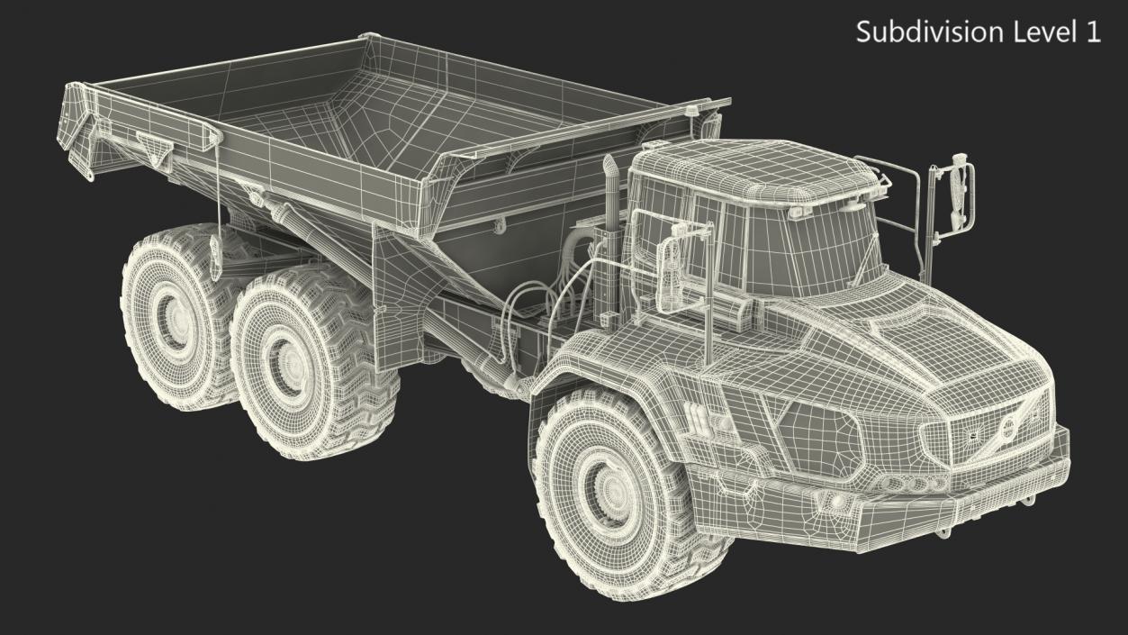 3D Volvo A60H Truck