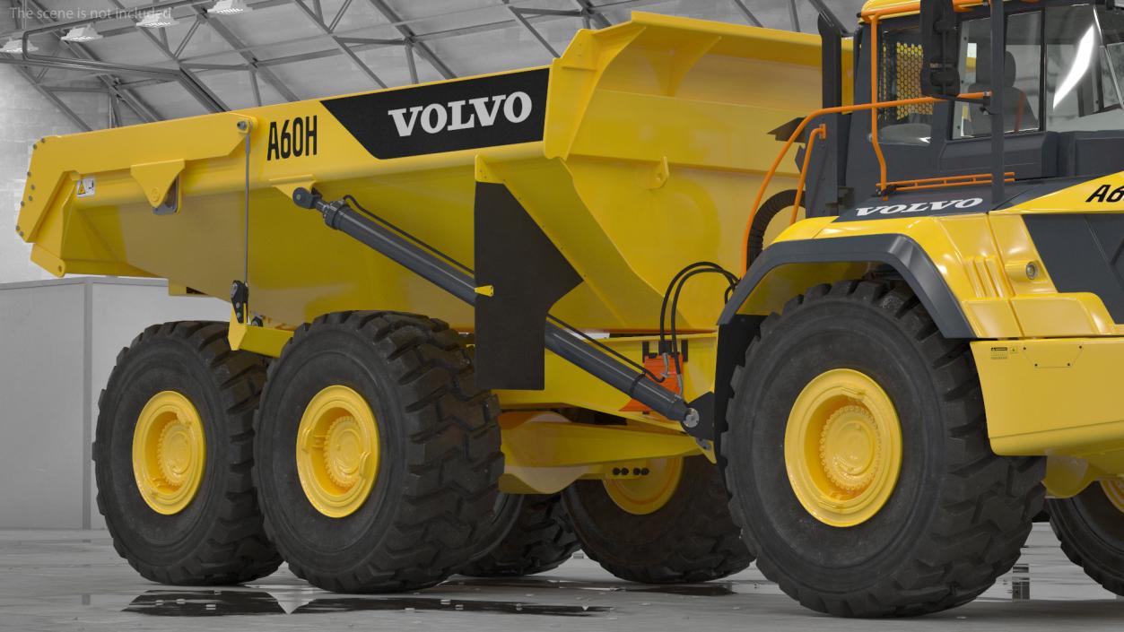 3D Volvo A60H Truck