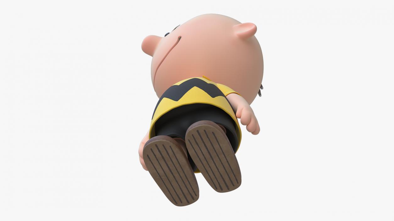 3D Charlie Brown Smiling Pose