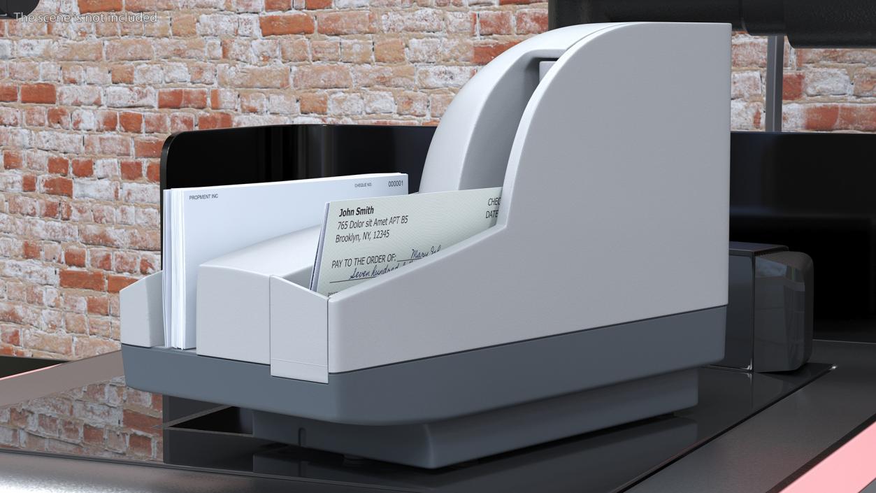 3D Digital Check Scanner