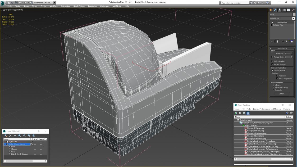 3D Digital Check Scanner