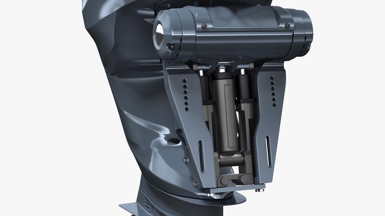 V8 Outboard Boat Motor 3D