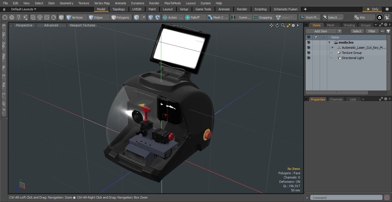 3D Automatic Laser Cut Key Machine