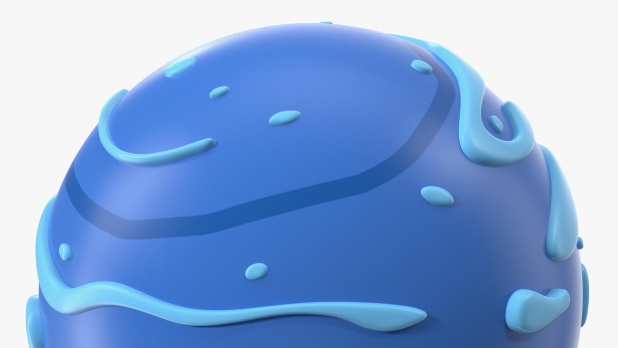 Cartoon Planet Neptune 3D