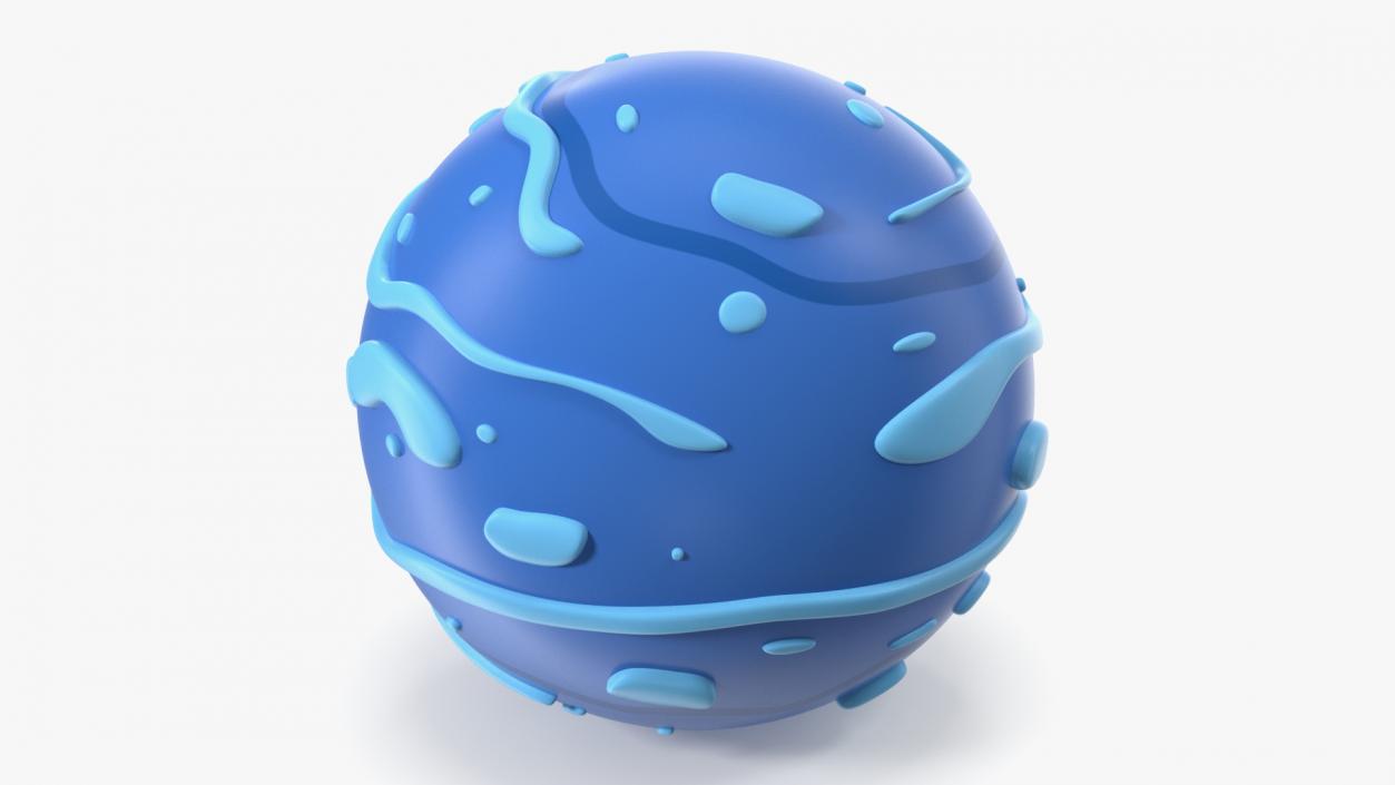 Cartoon Planet Neptune 3D