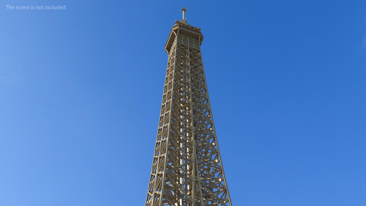 Top of Eiffel Tower 3D model