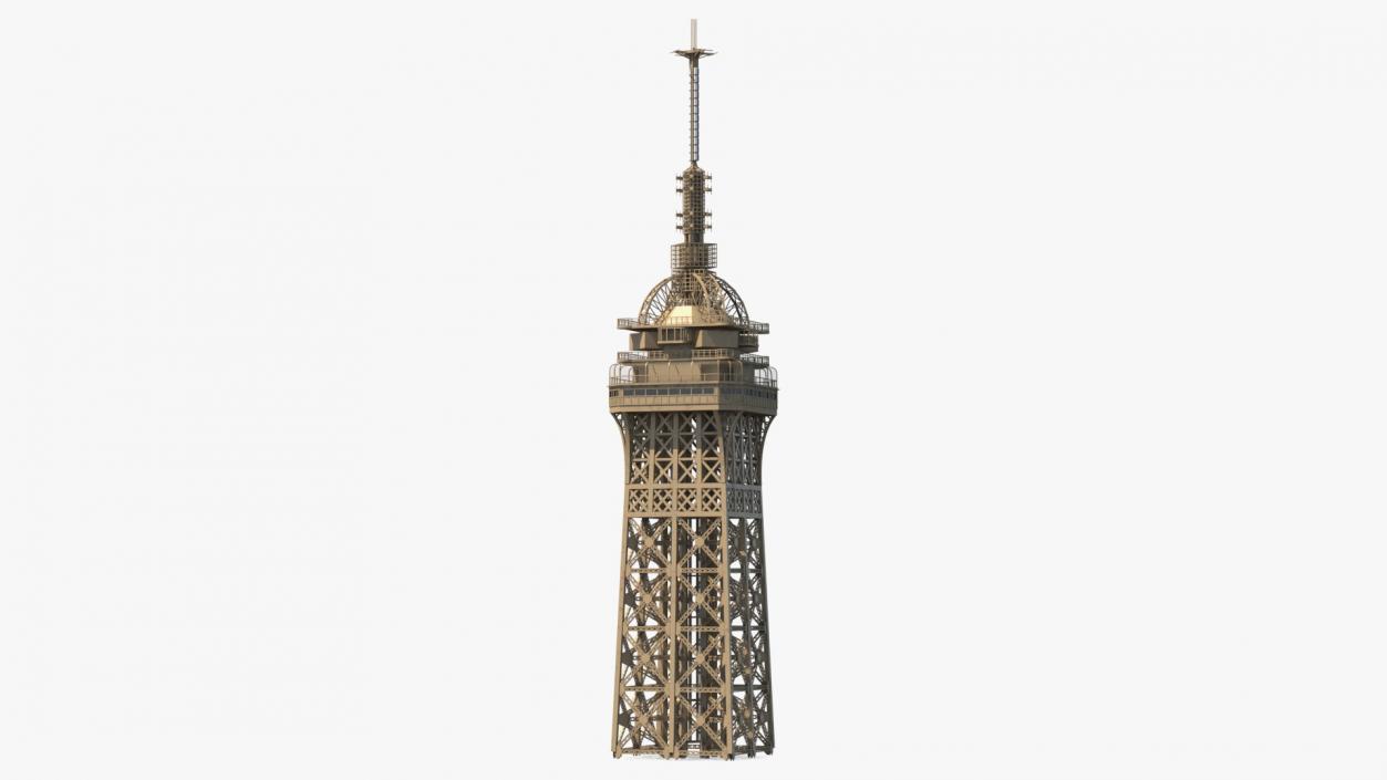 Top of Eiffel Tower 3D model