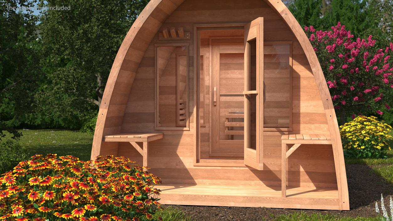 3D model Sauna Constructions Collection