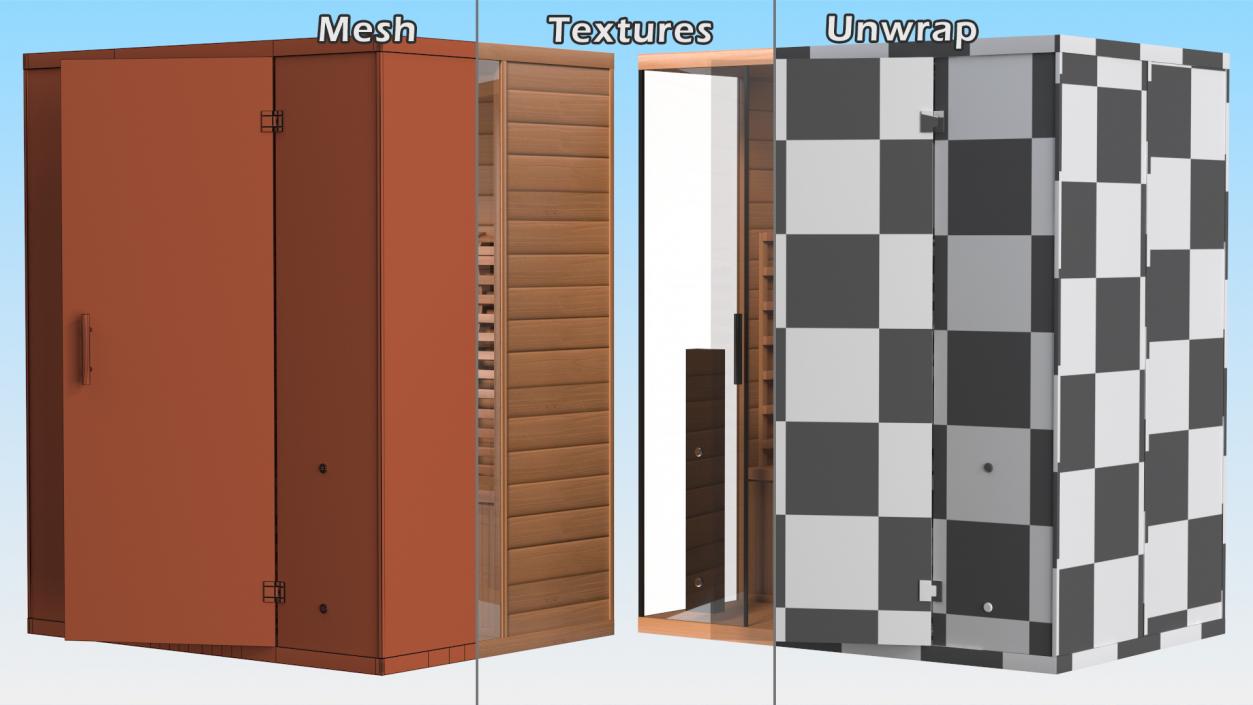 3D model Sauna Constructions Collection