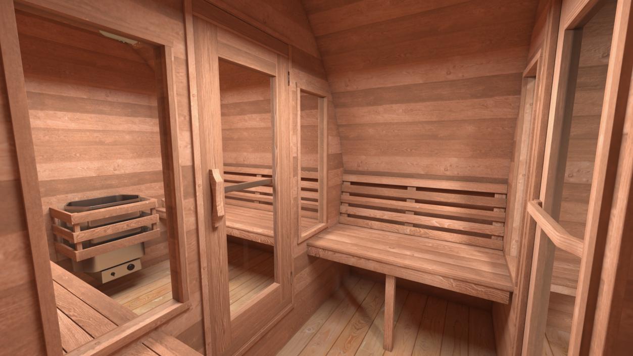 3D model Sauna Constructions Collection