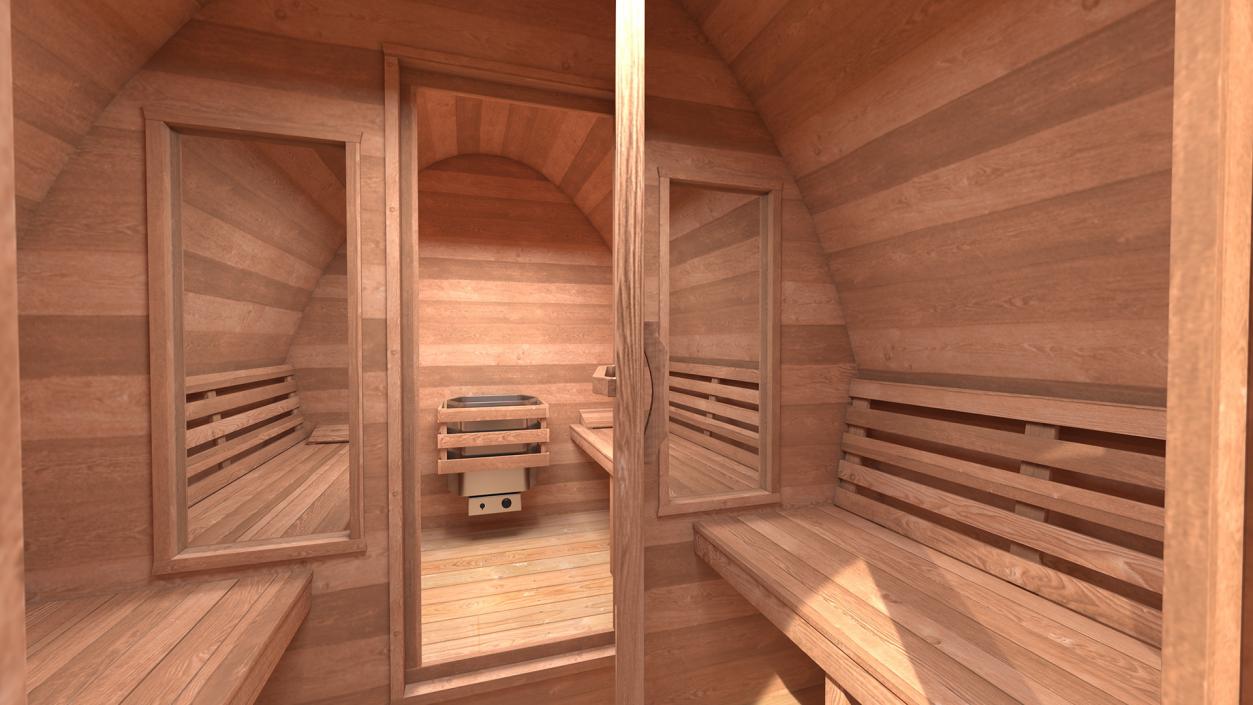 3D model Sauna Constructions Collection