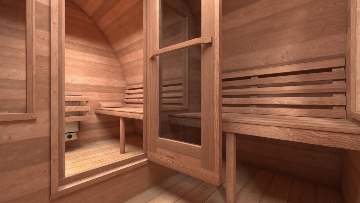 3D model Sauna Constructions Collection