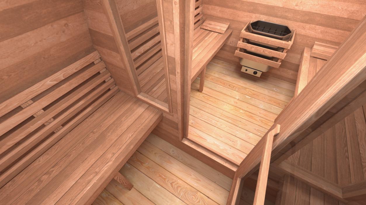 3D model Sauna Constructions Collection