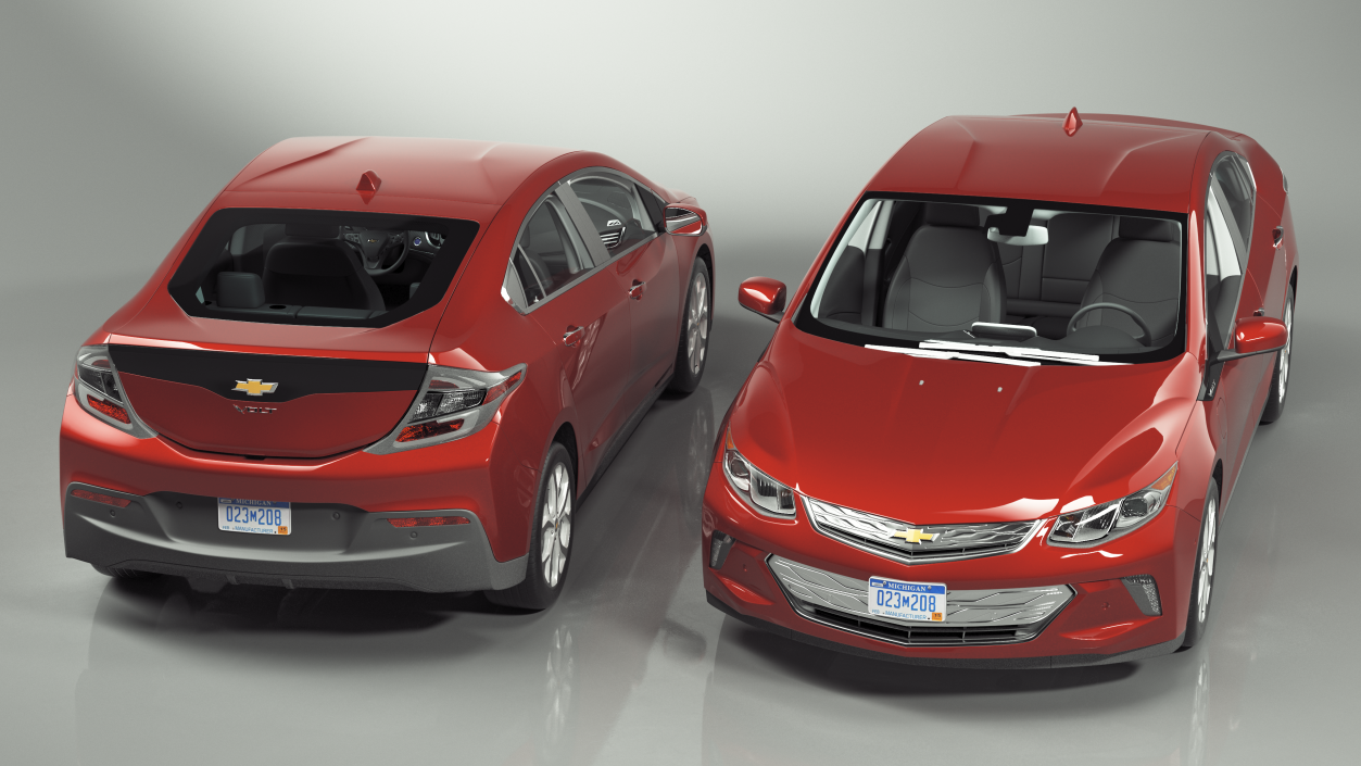 3D model Chevrolet Volt Simple Interior