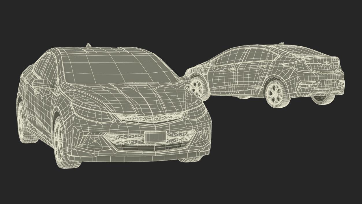 3D model Chevrolet Volt Simple Interior