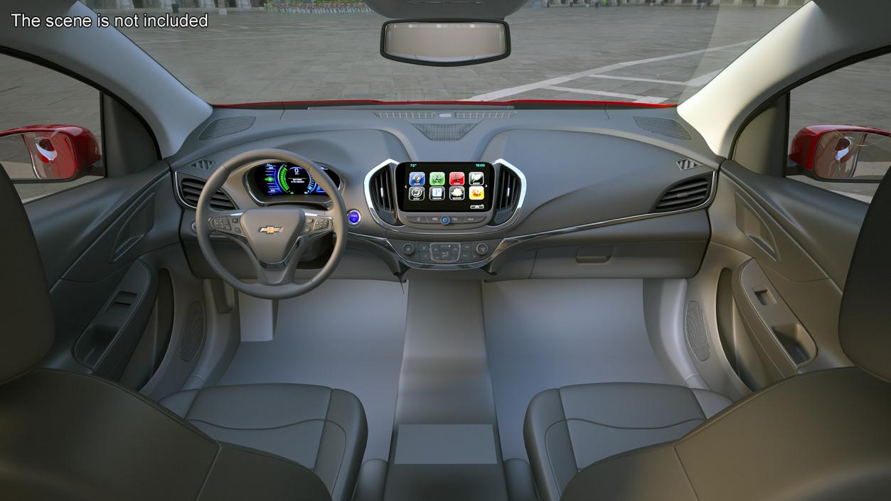 3D model Chevrolet Volt Simple Interior