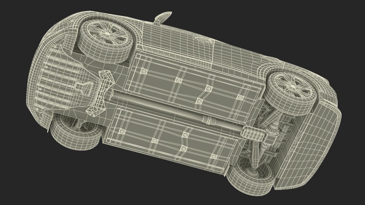 Nissan Ariya Rigged 3D model