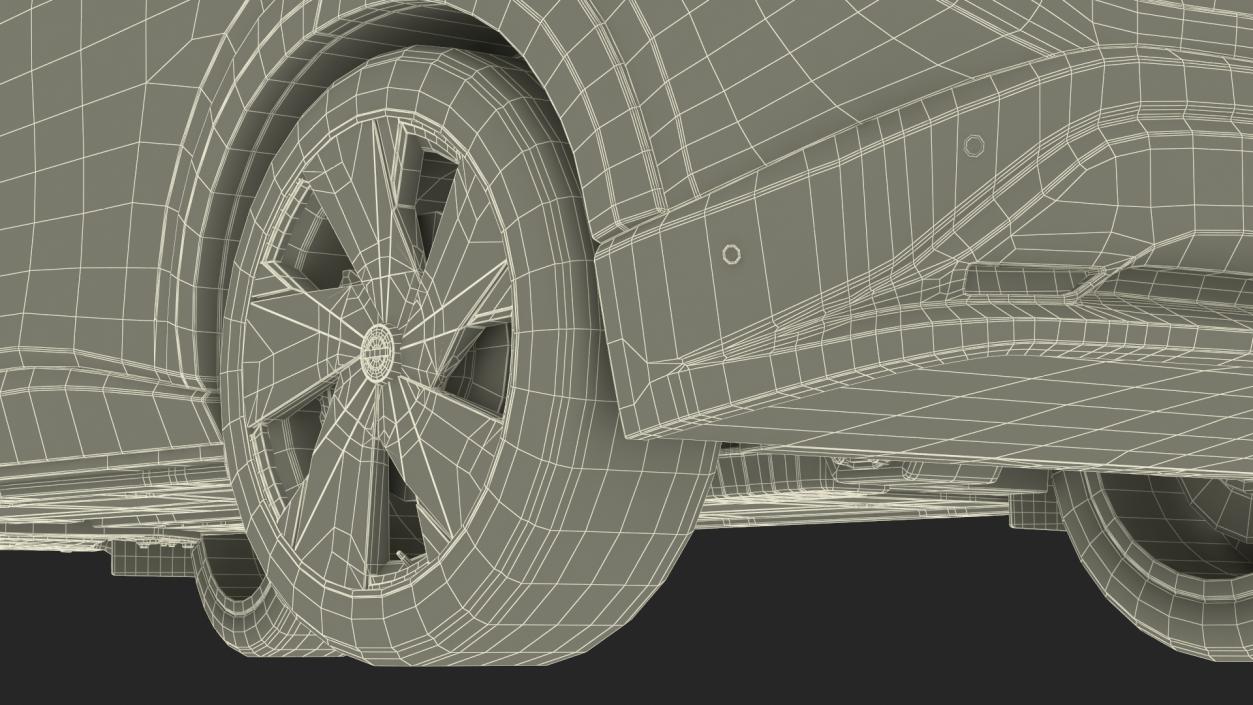 Nissan Ariya Rigged 3D model