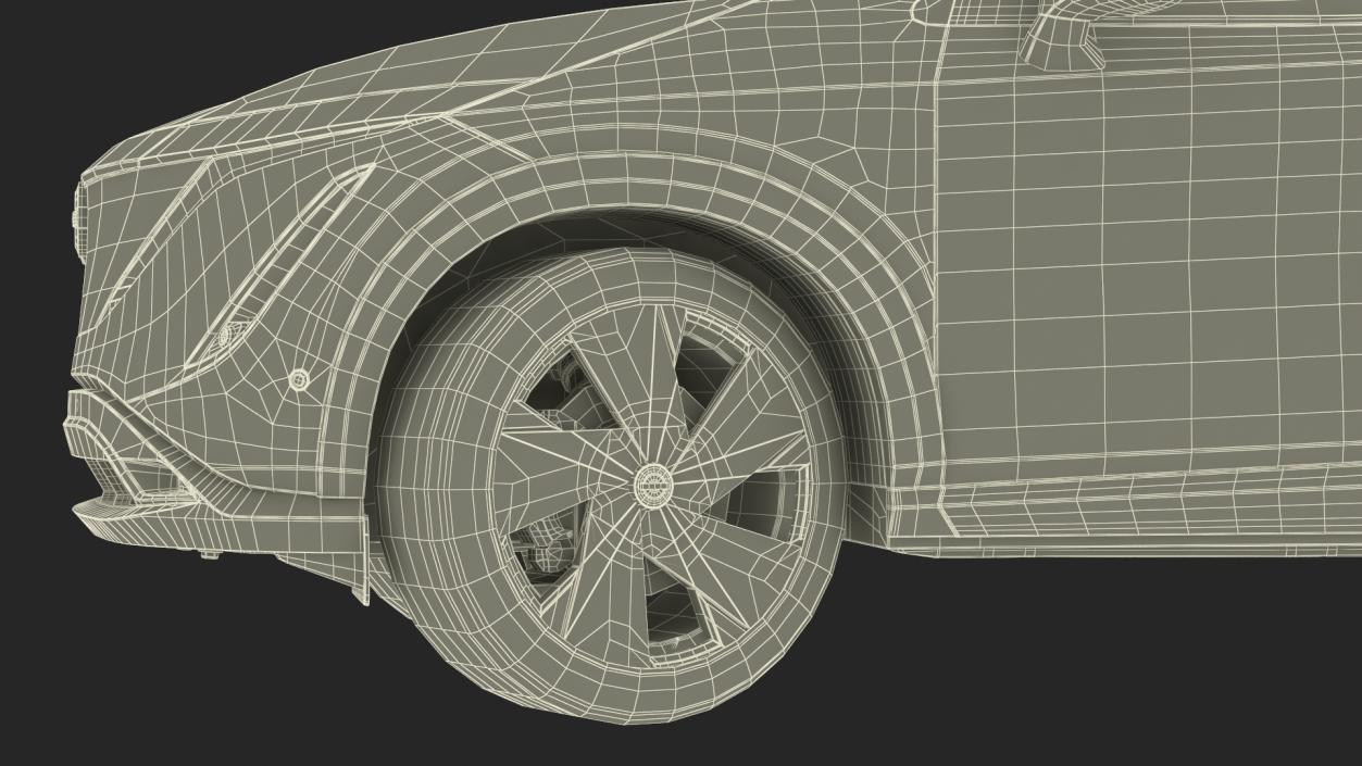 Nissan Ariya Rigged 3D model