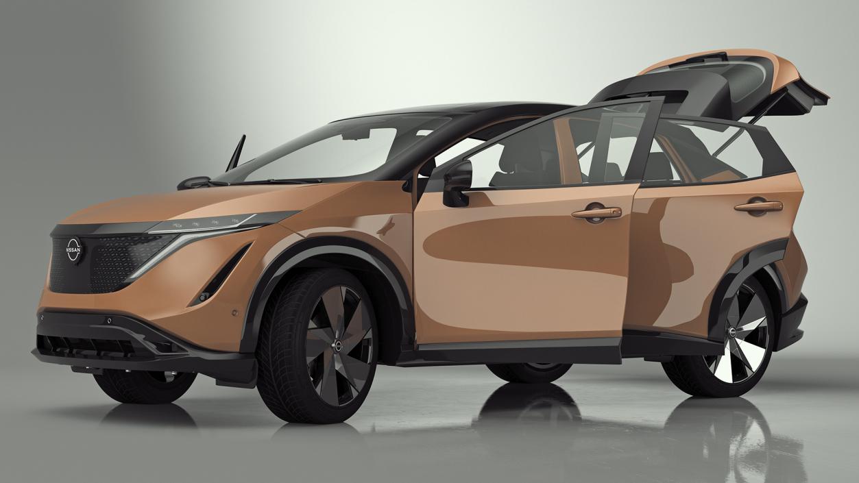 Nissan Ariya Rigged 3D model