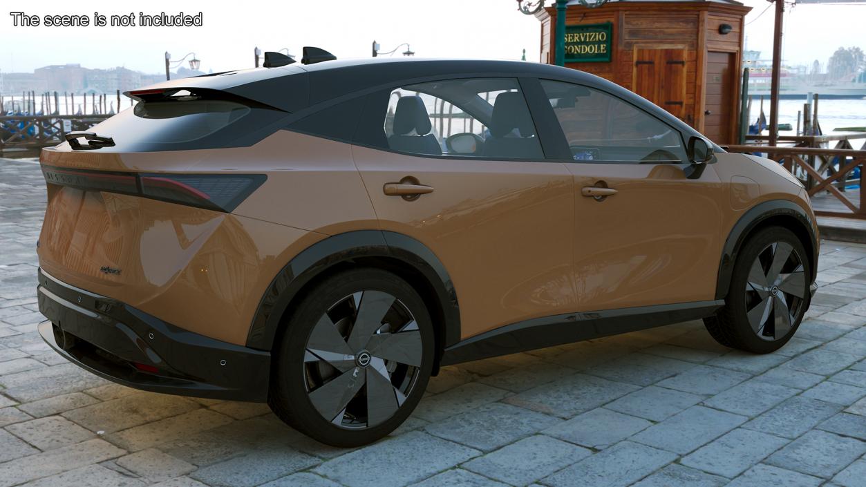 Nissan Ariya Rigged 3D model