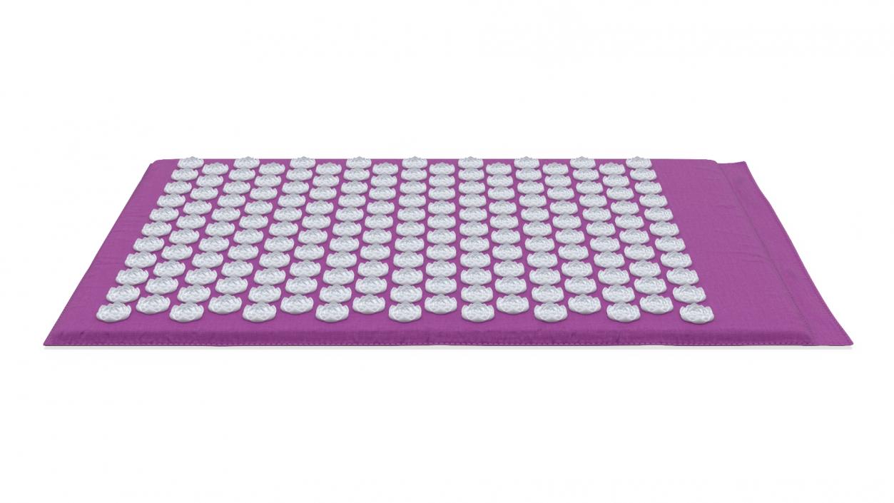 3D model Acupuncture Massage Mat Purple