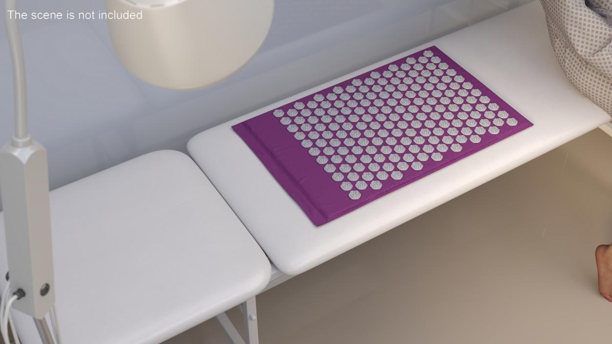 3D model Acupuncture Massage Mat Purple