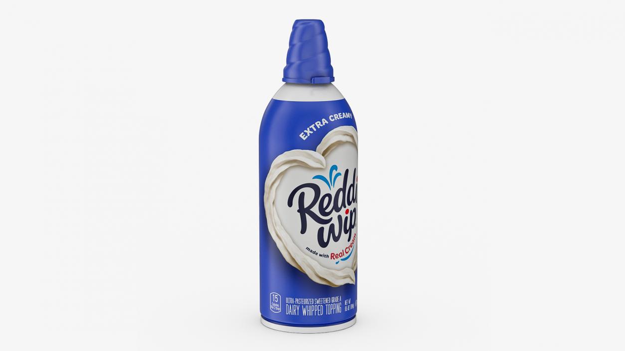 3D Creamy Whipped Topping Cans Collection model