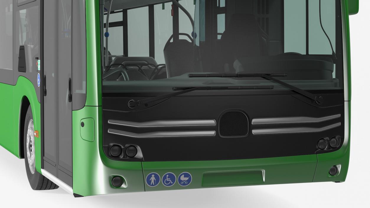 3D City Bus Two Doors model