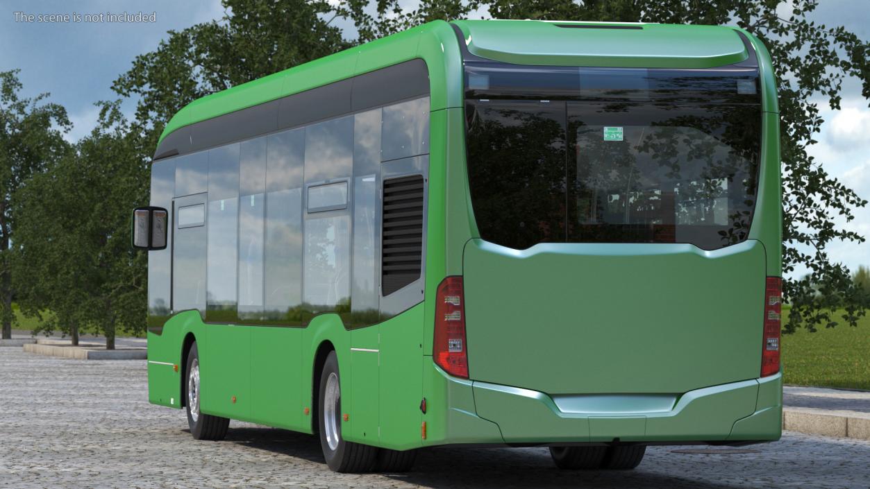 3D City Bus Two Doors model