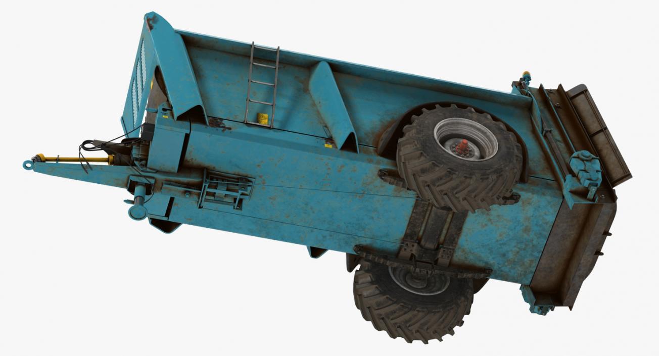 Manure Spreader Dirty Generic 3D model