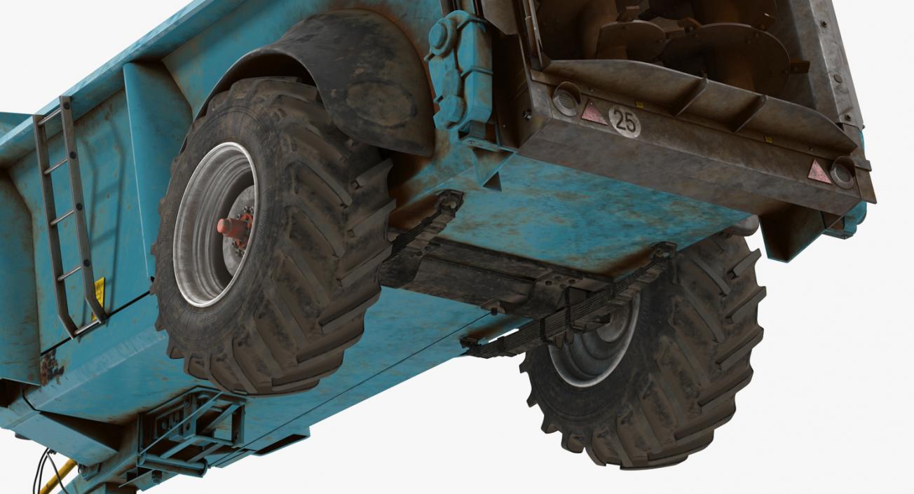 Manure Spreader Dirty Generic 3D model