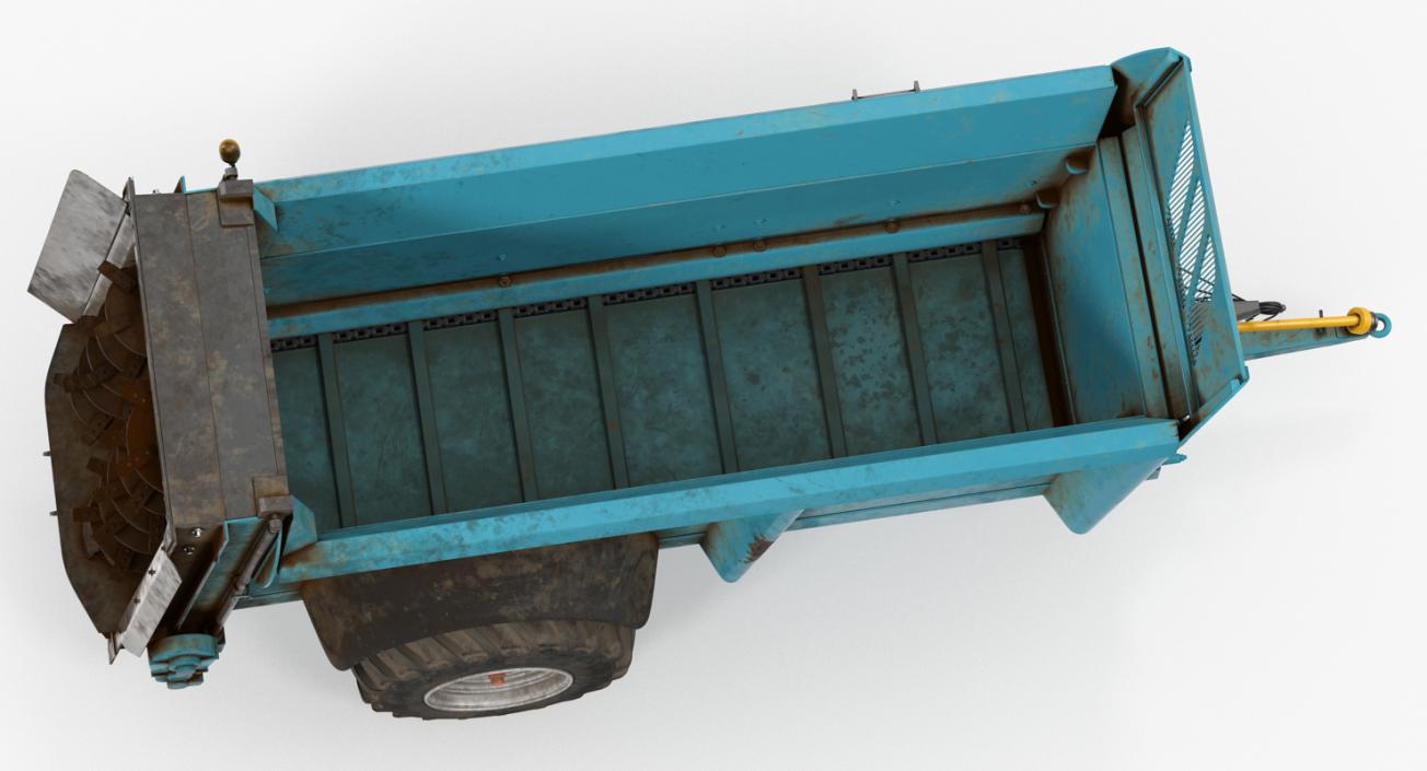 Manure Spreader Dirty Generic 3D model