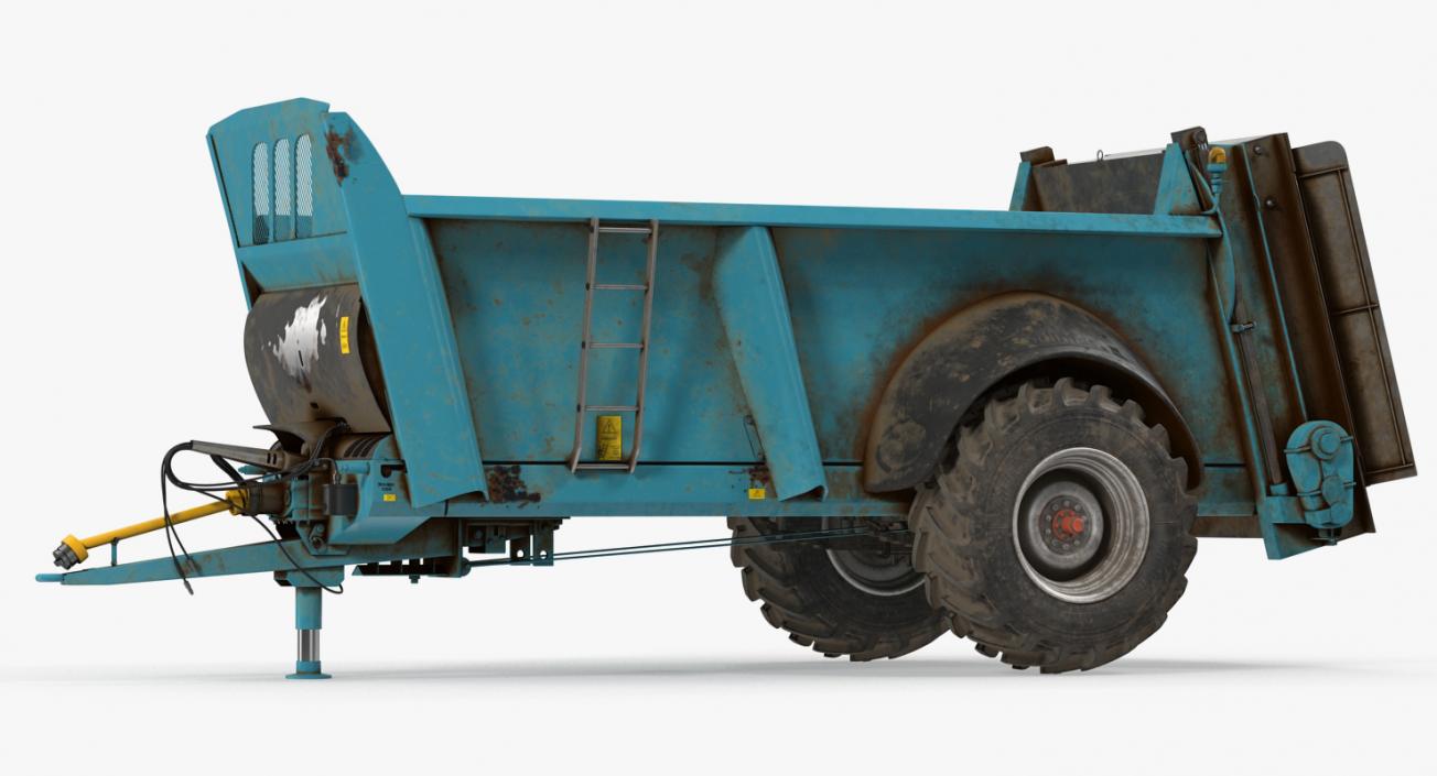 Manure Spreader Dirty Generic 3D model