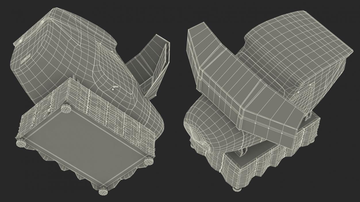 3D Flight Simulator Rigged model