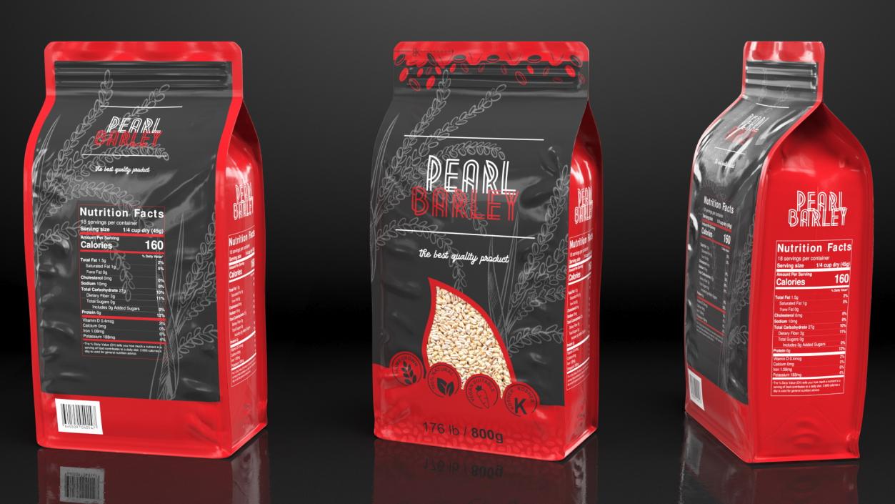 3D model Grain Food Products Collection