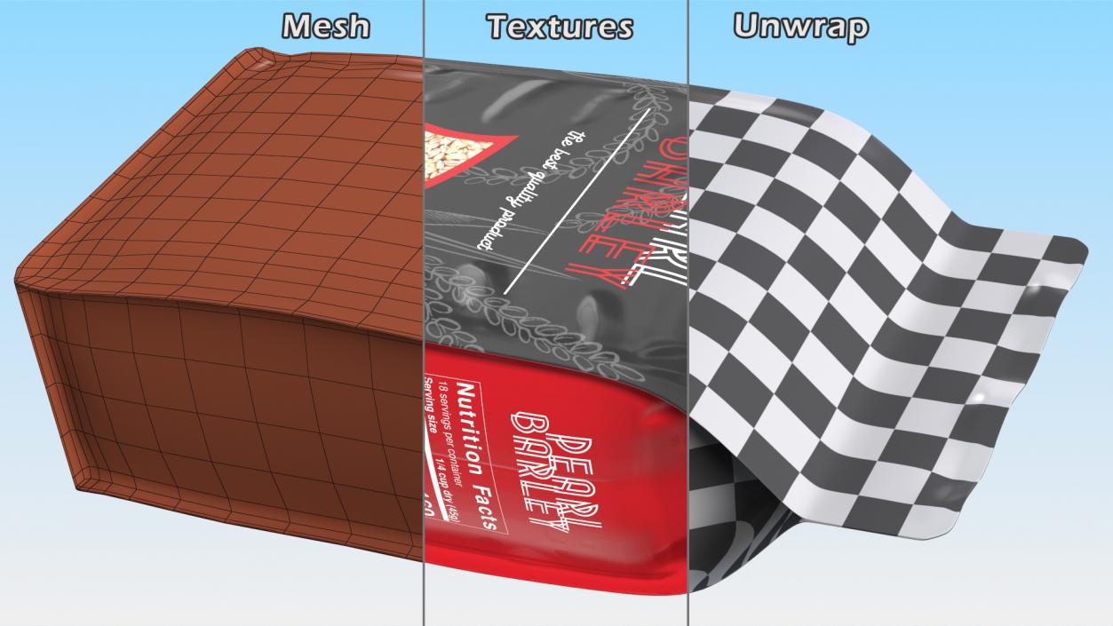 3D model Grain Food Products Collection