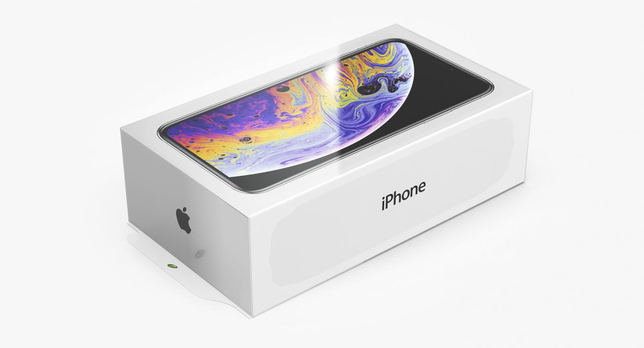 Apple iPhone Xs Box 3D model