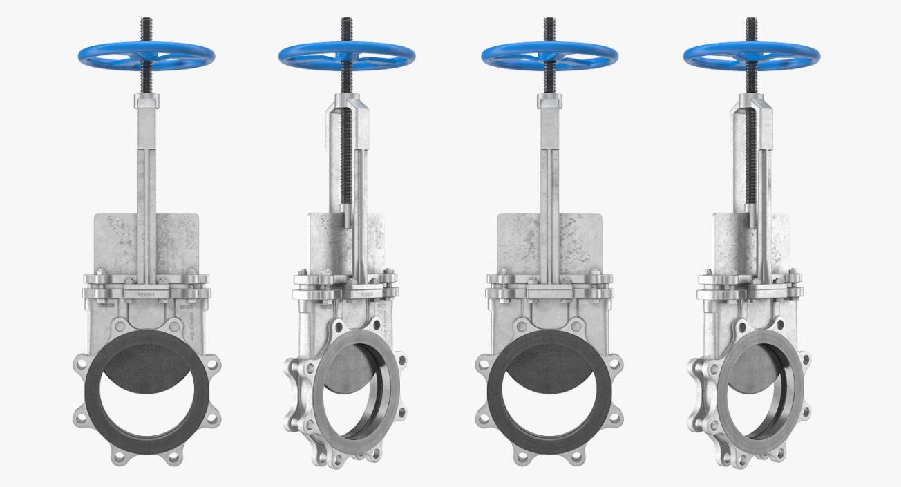 3D Knife Gate Valve