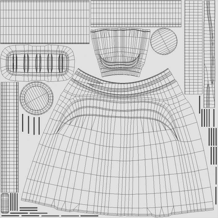 3D Bottle Liquid Detergent model