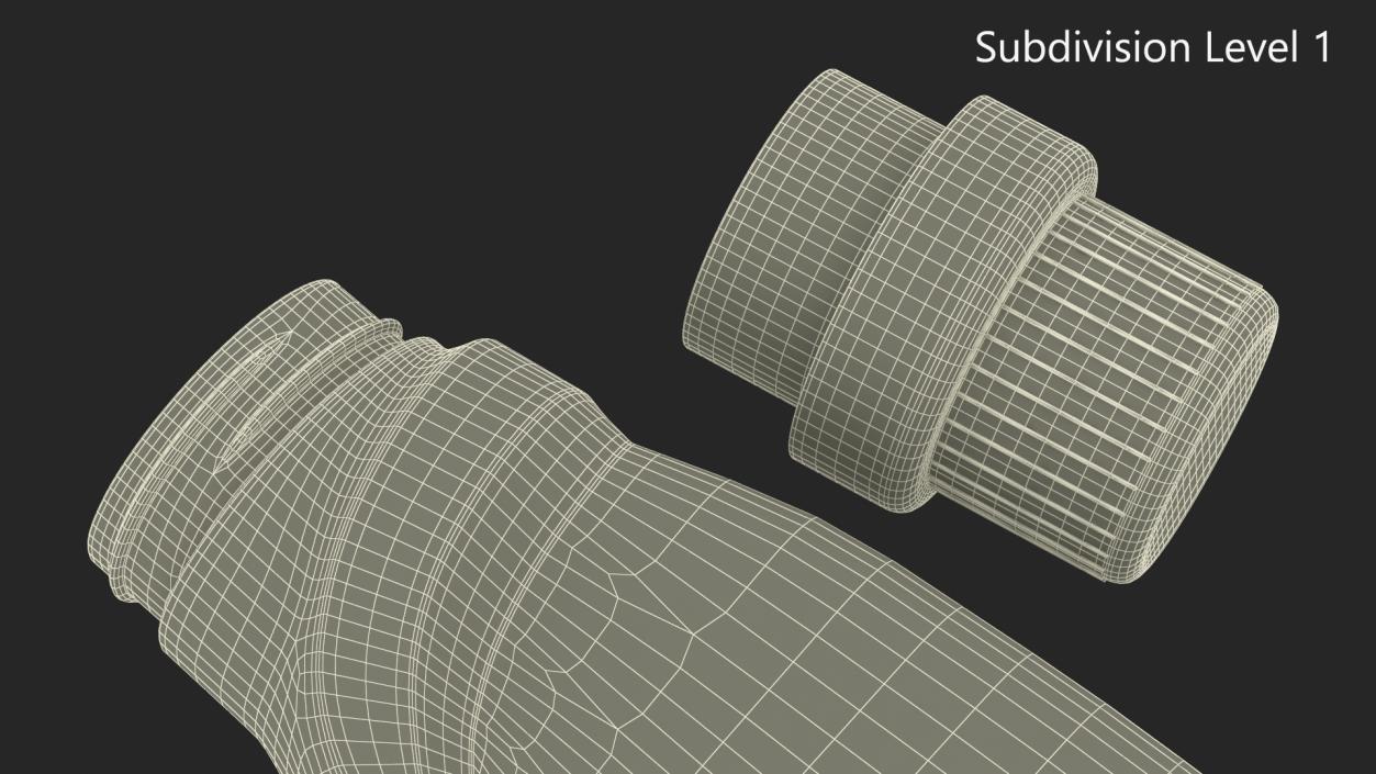 3D Bottle Liquid Detergent model