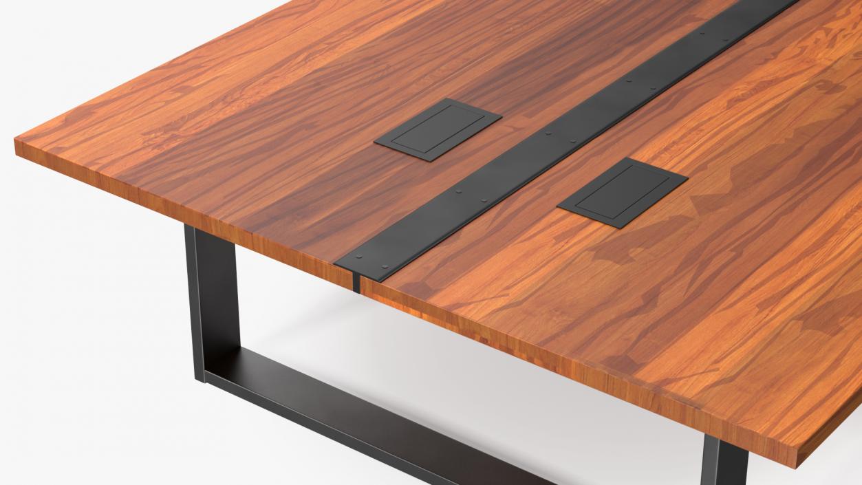 3D model Modular Conference Table with Data Ports