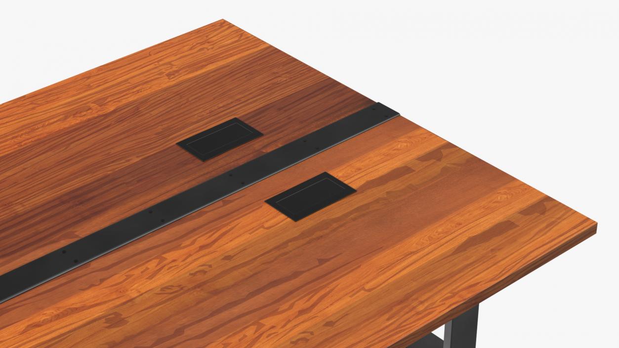 3D model Modular Conference Table with Data Ports